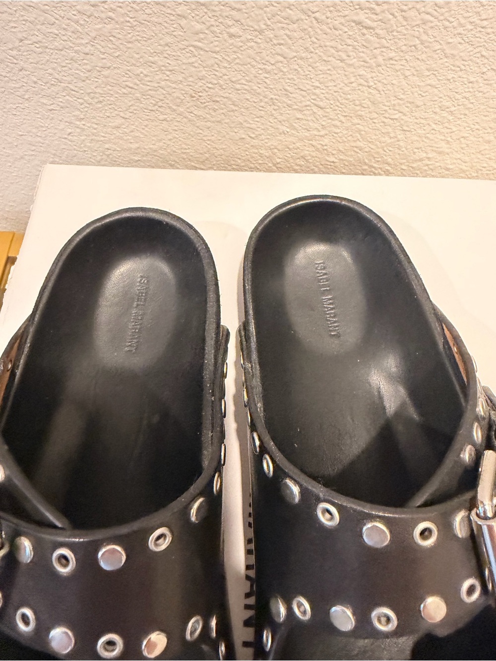 Isabel Marant Lennyo Black Studded Sandals, 39 - Picture 5 of 12